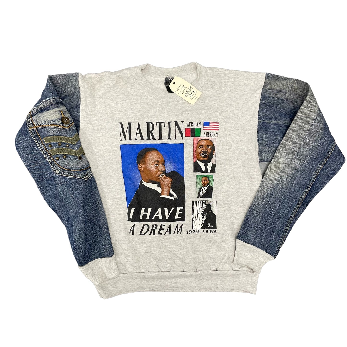 MLK Jr. Upcycled Sweatshirt